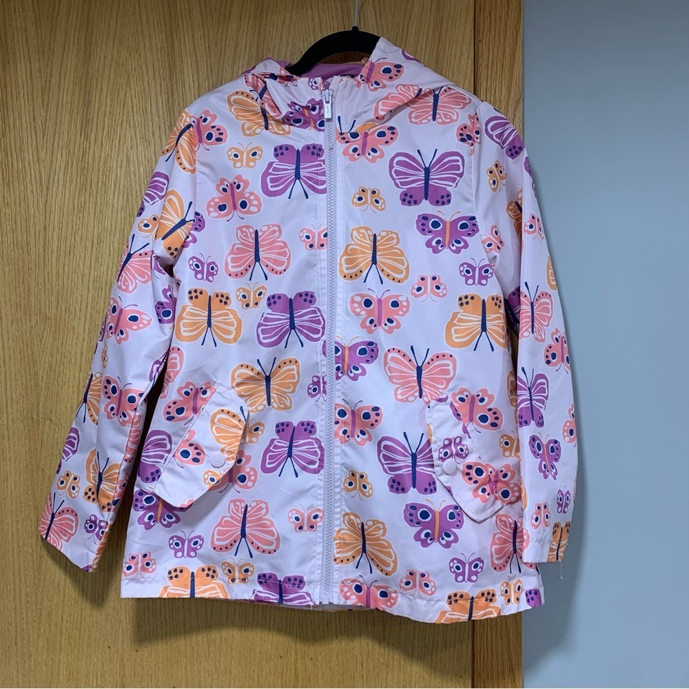 Carter's Kids Butterfly Rain Jacket -Size 10